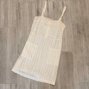 Feather Bone white dress